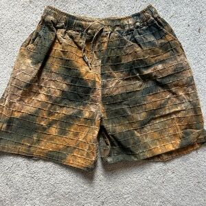 Egg plant dyed shorts